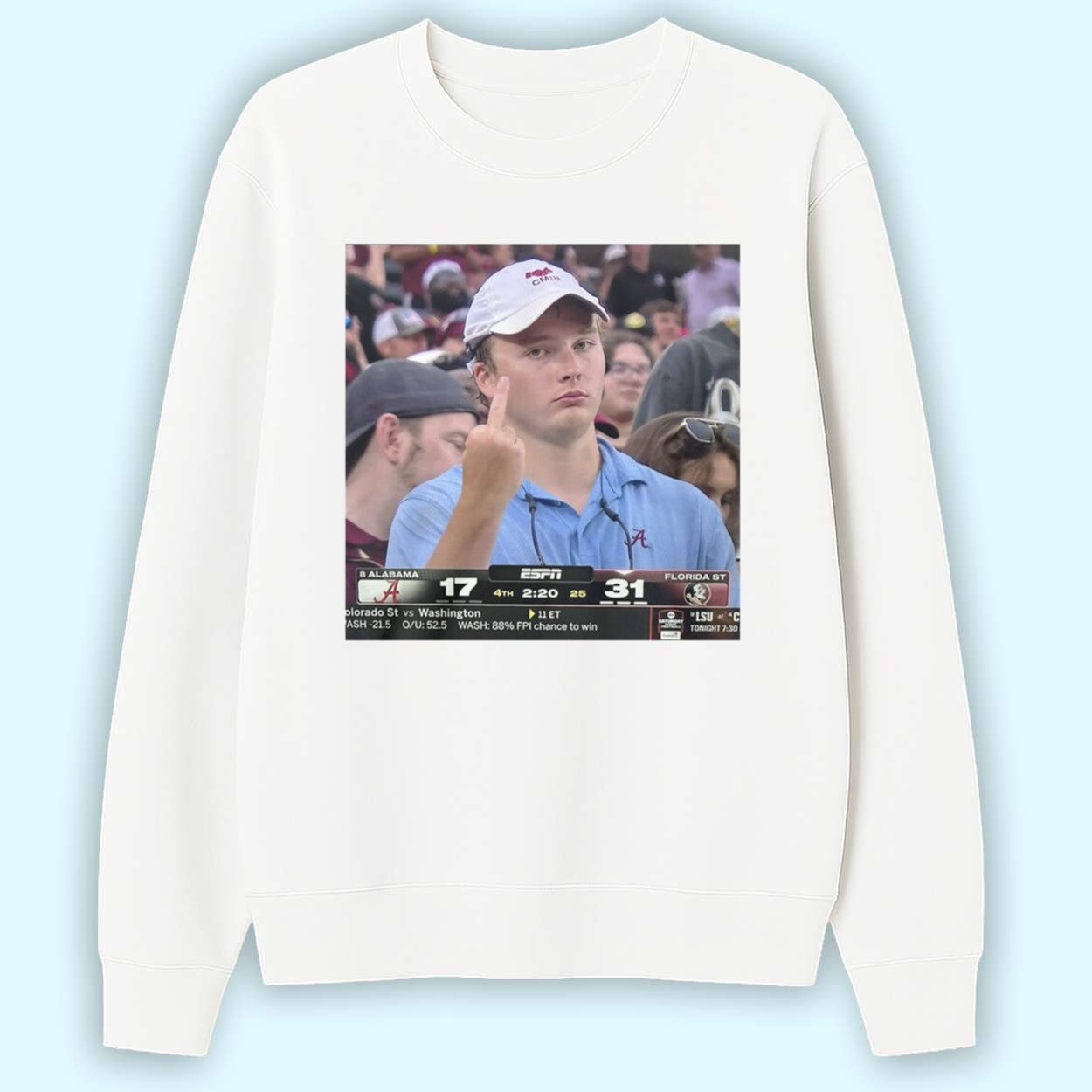 Angry Alaba Fan Created Awkward Moment 17-31 Shirt