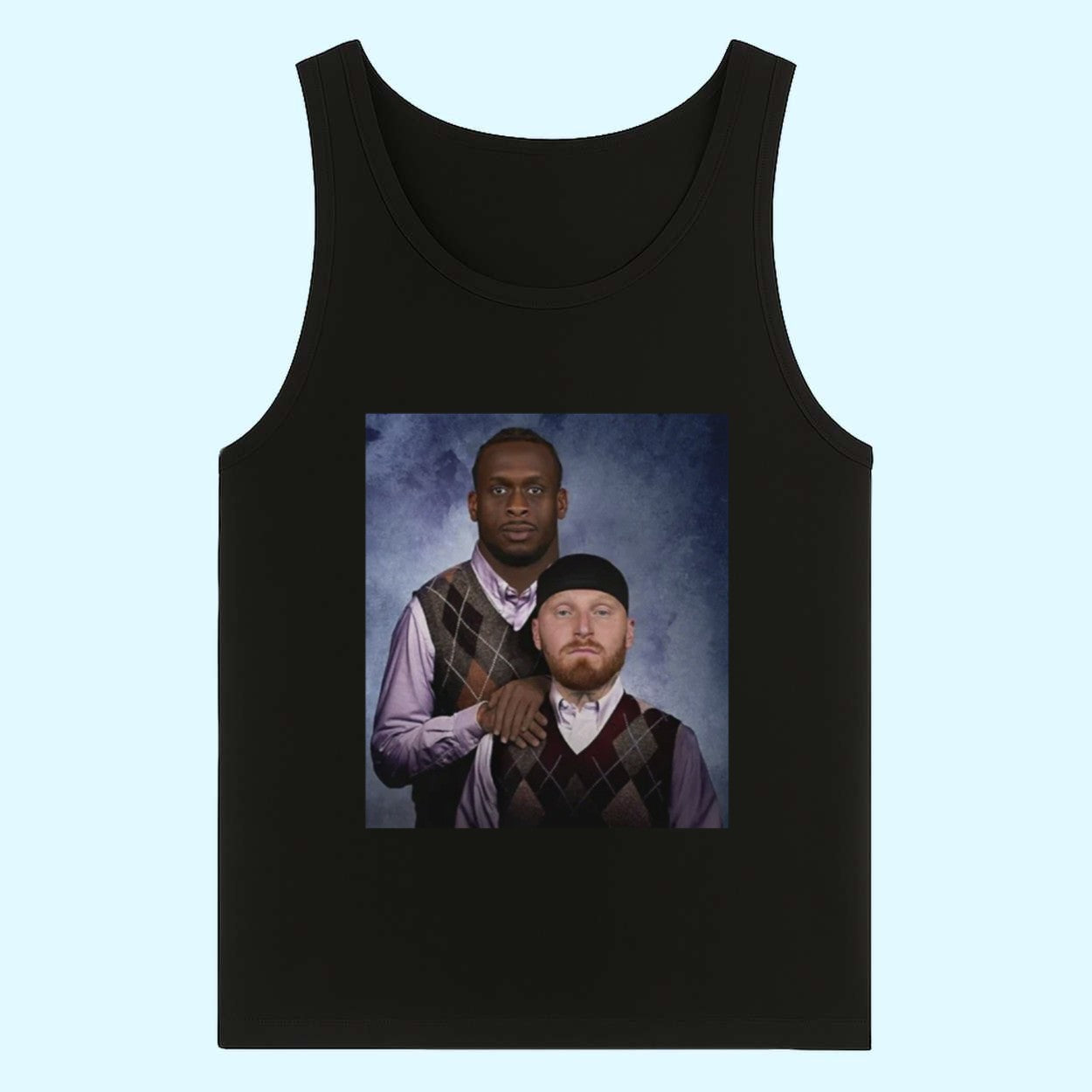 Caleb Rogers Wearing Geno Smith and Maxx Crosby Step Brothers Shirt