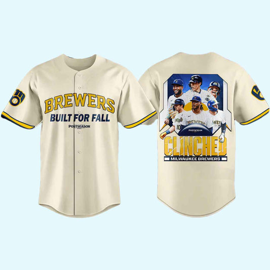 Brewers 2025 Postseason Baseball Jersey