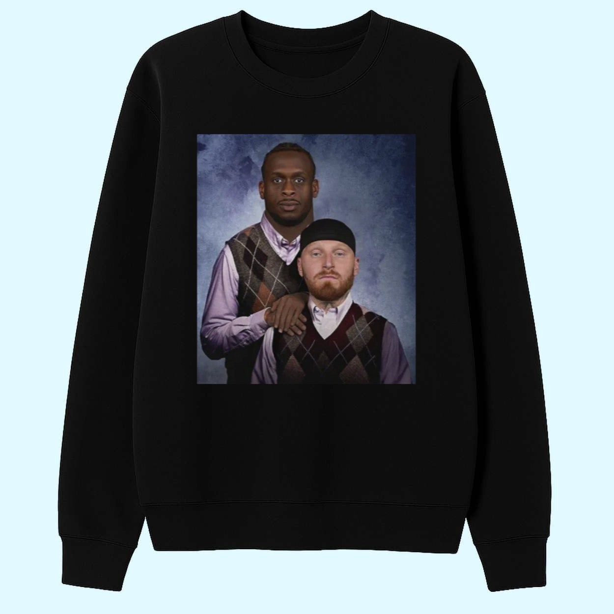 Caleb Rogers Wearing Geno Smith and Maxx Crosby Step Brothers Shirt