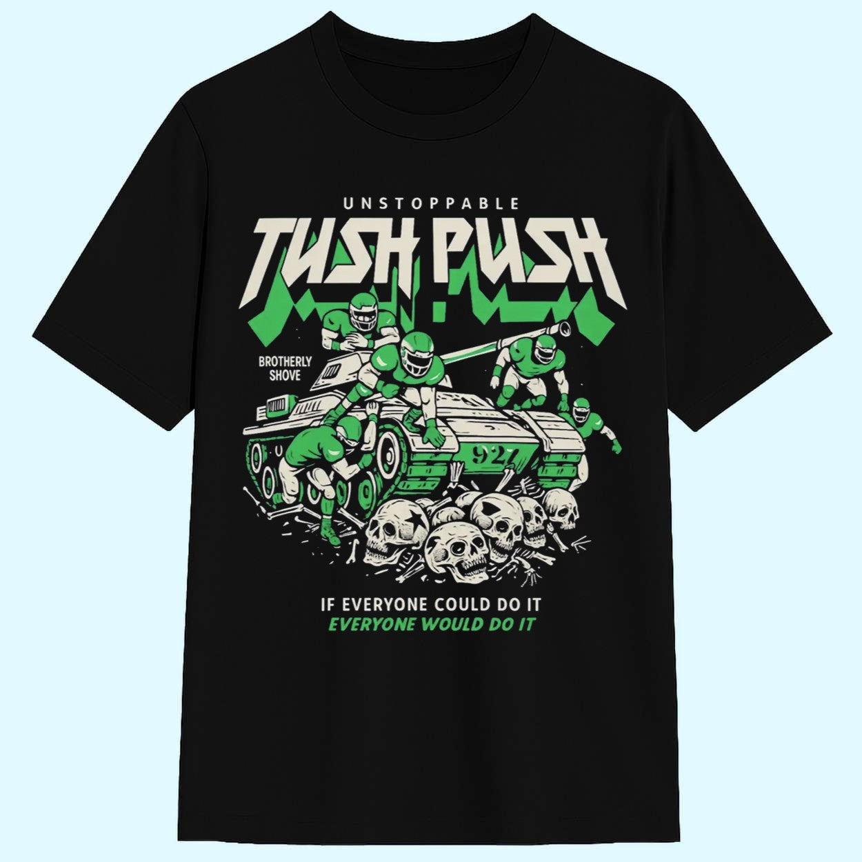 Landon Dickerson’s Unstoppable Tush Push Brotherly Shove Shirt