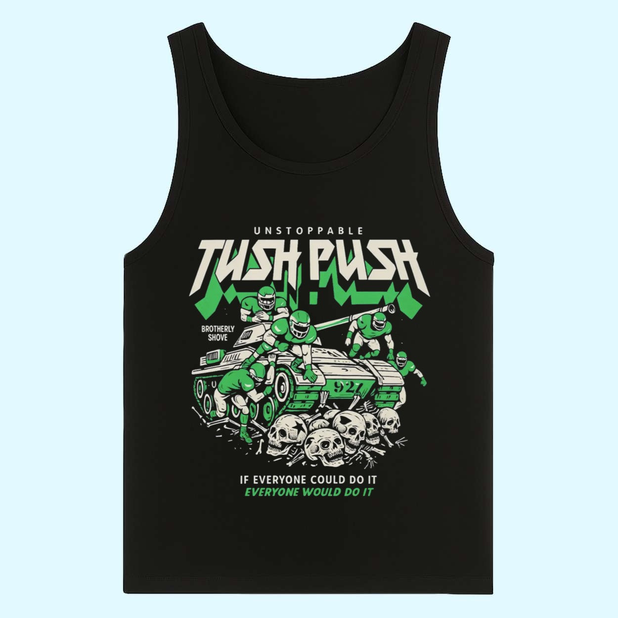 Landon Dickerson’s Unstoppable Tush Push Brotherly Shove Shirt