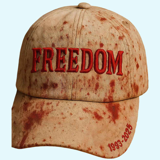 Unisex Bloody FREEDOM Print Hat